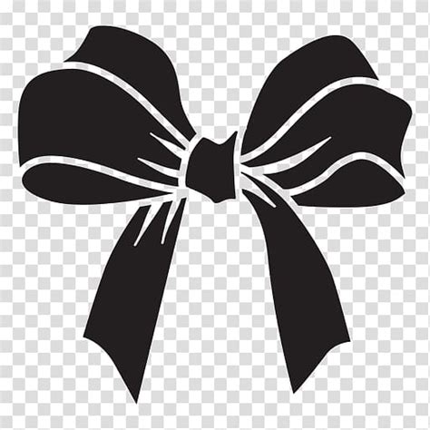 Black And White Bow Clip Art