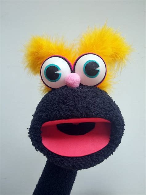 Sock Puppet Hand Made Puppet With Moving Mouth Fun And Education Etsy