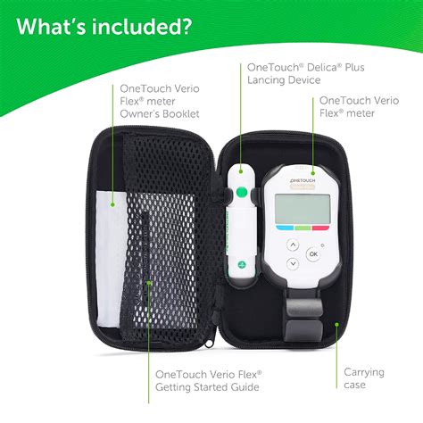 Buy Onetouch Verio Flex Blood Glucose Meter Glucose Monitor For Blood