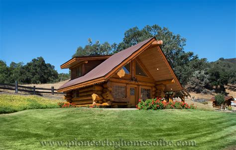 Custom Built Luxury Pioneer Log Home For Sale In California