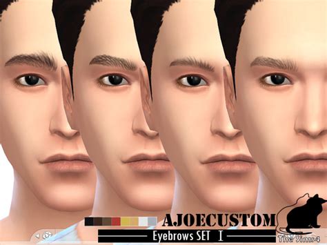 The Sims Resource Male Eyebrows Set By Ajoecustom Sims 4 Downloads