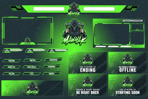 Uplanddesign I Will Design Twitch And Mixer Overlay And Mascot Logo