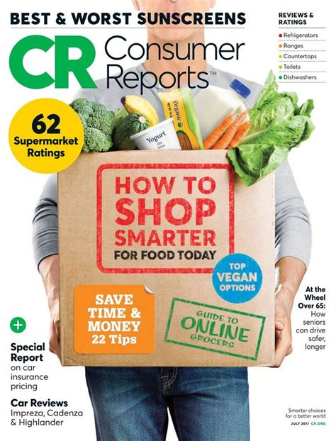Consumer Reports Back Issue July 2017 Digital In 2021 Fast Moving Consumer Goods Consumer