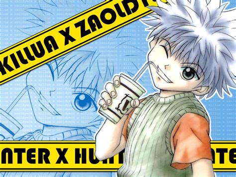 View Anime Wallpaper Killua Drinking Pepsi Pictures