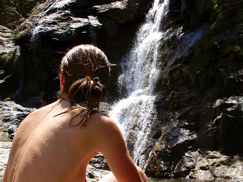 posing at the waterfall 2 Κυκλική πεζοπορία Άνω Χάλαρη … flickr