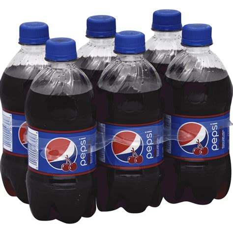 Pepsi Wild Cherry Bottles 6 Ct Soda And Mixers Dagostino
