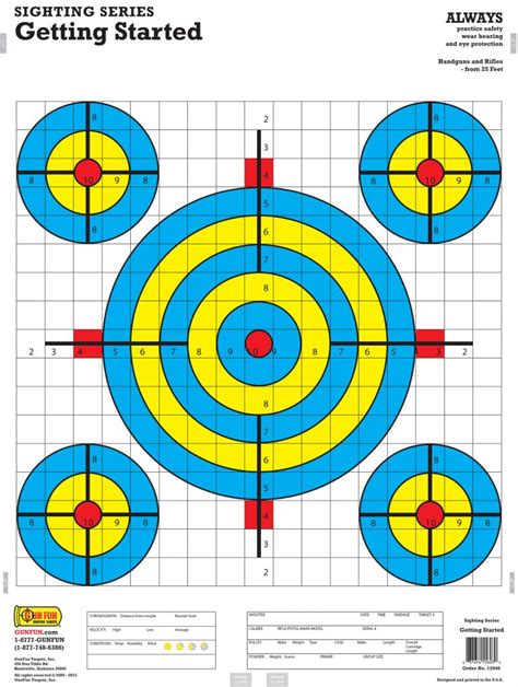 Getting Started 12040 Gunfun Shooting Targets