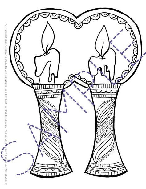 Shabbat Coloring Pages At Free Printable Colorings