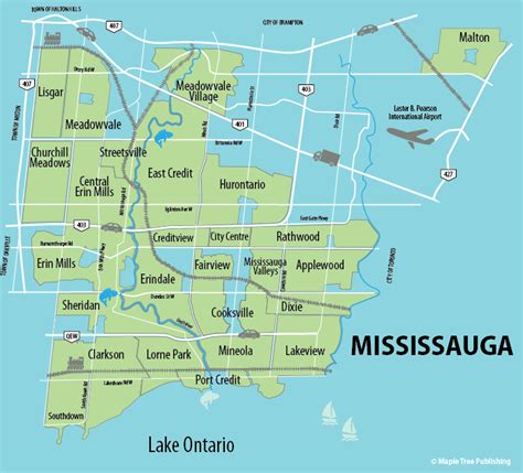 Exploring The Map Of Mississauga Neighbourhoods Canadian Real Estate