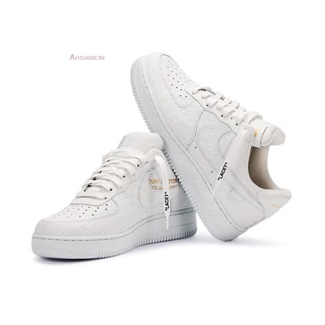 Louis Vuitton X Nike Air Force 1 Low White Naf1lv 03 Whitewhite Sneakers