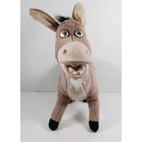 Nanco Toys Shrek 2 Donkey Smiling Plush 4 Stuffed Animal Dreamworks