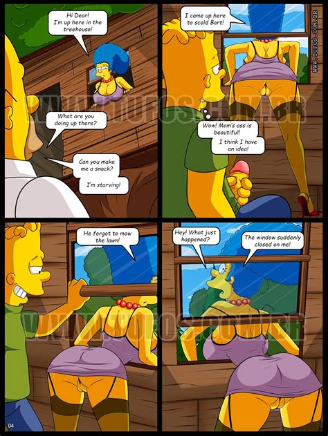 Homer Simpson Marge Simpson Bart