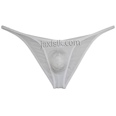 Mens Thiny Ice Silk Cheeky Briefs Underpants Jockstrap Brazilian Full