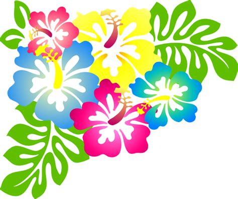043png 600×502 Flores Hawaianas Manualidades Flores