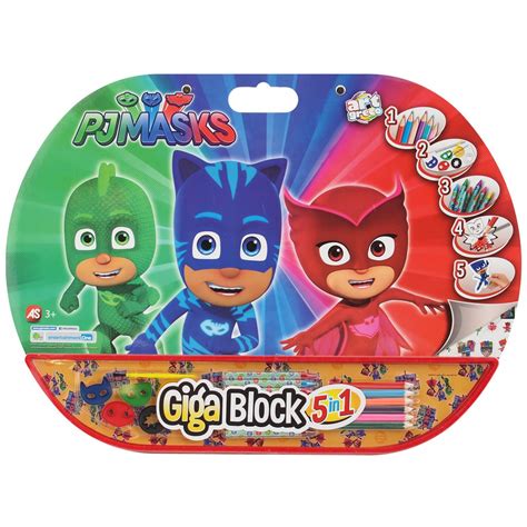 As Company Pj Masks Giga Block 5 In 1 Activity Set 1023 62711 Toys