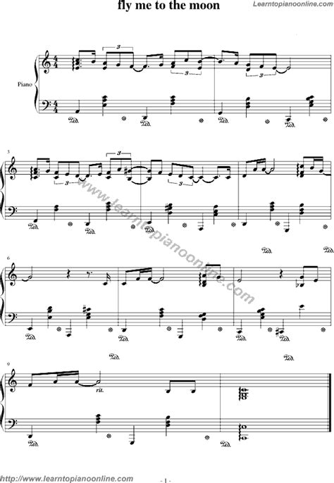 Fly me to the moon. fly me to the moon-Jazz-Piano Sheet Music Free Download ...