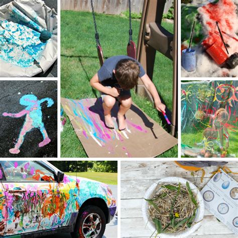 20 Outdoor Messy Play Ideas Fun A Day
