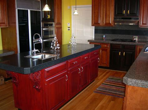 Cabinet refinishing involves removing the existing cabinet doors and drawer faces, sanding or cabinet refinishing. Refinishing Cabinets - A Simple Do-It-Yourself Task | Cabinets Direct