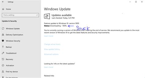 Windows Update Stuck On Downloading 100
