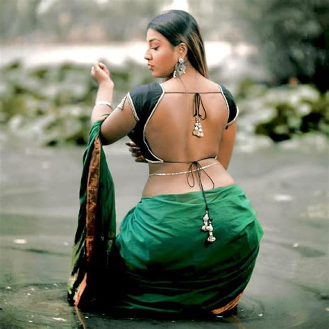 Pin On Saree Back Beauty