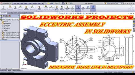 Eccentric Assembly In Solidworkshow To Make Eccentric Assembly In