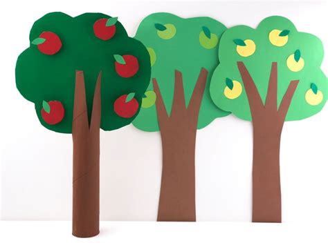 Apple Tree Craft For The Spring Mother Goose Club