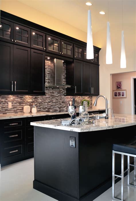 Kitchens With Espresso Color Cabinets Image To U