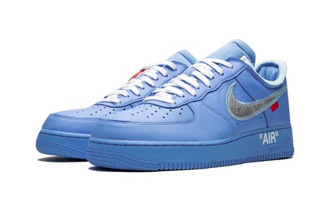 Off-White Nike Air Force 1 MoMA vs Off-White Nike Air Force 1 MCA - SBD png image