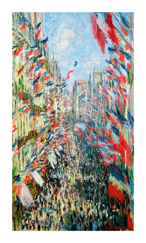Claude Monet Hand Numbered Limited Edition Print On Paper The Rue