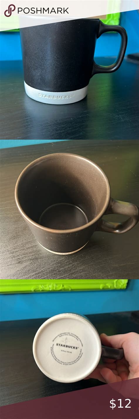 Starbucks 2018 14oz Ceramic Stacking Handle Mug Starbucks Handle