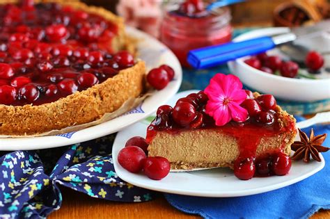 Food Cheesecake Cherry Dessert Fruit Hd Wallpaper Peakpx