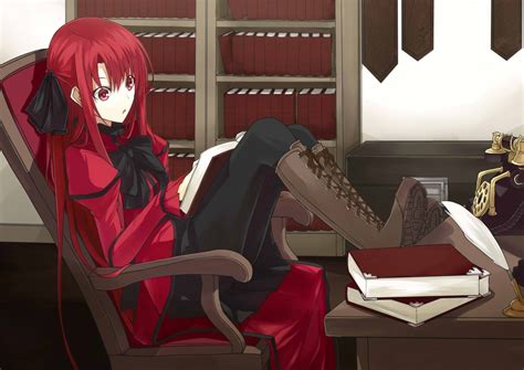 Discover more posts about manga wallpapers. anime, Manga, Pixiv Fantasia, Redhead, Kushia Microphylla ...