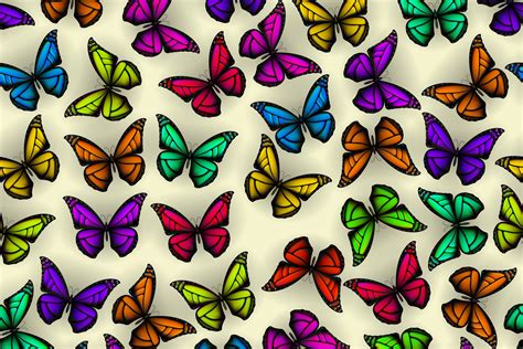 Set Of Colorful Butterflies Clipart 110845 Illustrations Design