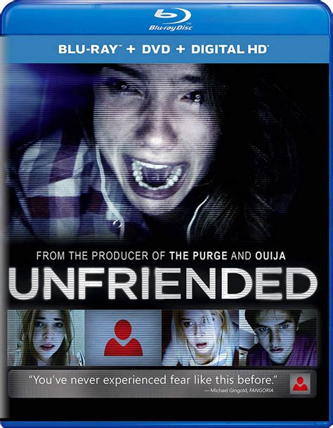 Unfriended Blu Ray Dvd Digital Hd Blu Ray On Blu Ray Movie