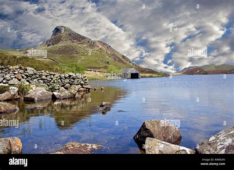 Lake In Snowdonia National Park Near Barmouth Stock Photo Alamy