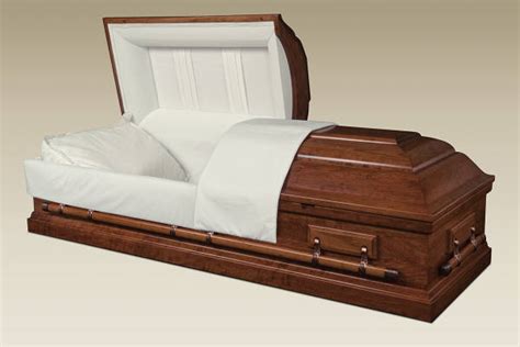 Solid Wood Half Couch Caskets