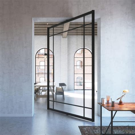 Framed Glass Pivot Door Modern Doors