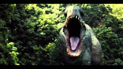 Jurassic World Scene Running From The Indominus Rex Youtube