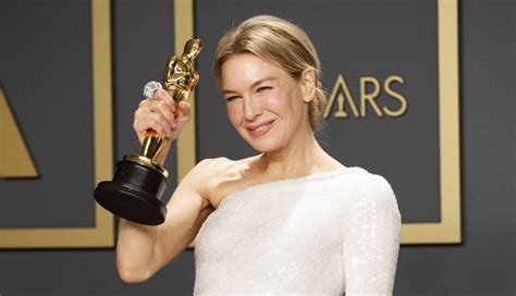 Renée Zellweger Best Actress Oscar 2020 Speech Dedicated Her Award To