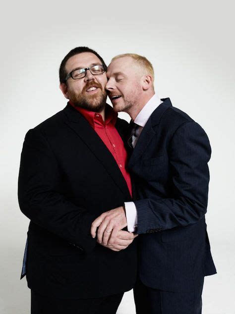 Simon Pegg Nick Frost I Love Their Romance Nick Is So Cute And Simon