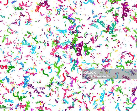 Carnaval Or Festival Confetti Colorful Pieces Stock Illustration
