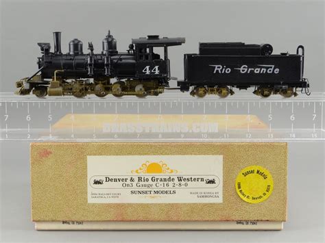 On3 Brass Model Train Sunset Models Dandrgw C 16 2 8 0 Custom 44