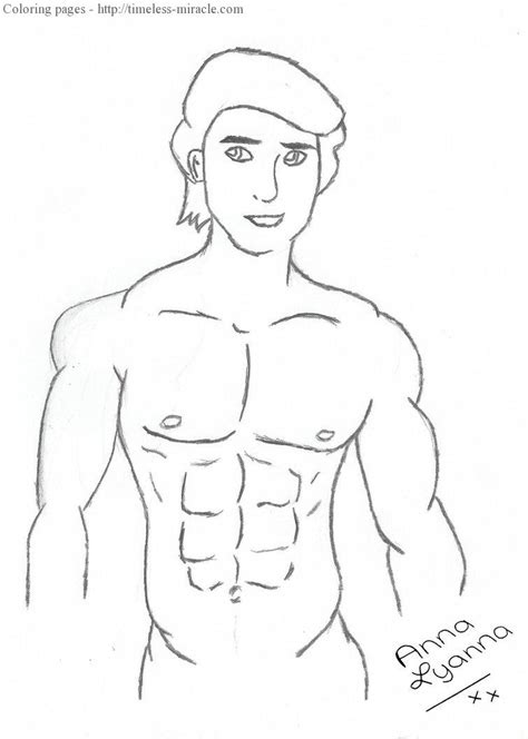 Prince Eric Coloring Pages Timeless