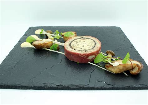 Maybe you would like to learn more about one of these? chicken and mushroom ballotine | Bistro food, Food ...