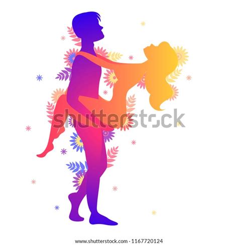 Kama Sutra Sexual Pose Ascent Desire Stock Vector Royalty Free