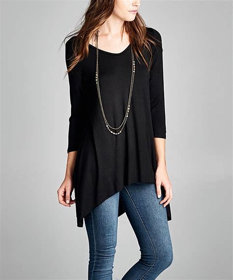 Love This Paolino Black Hi Low V Neck Tunic By Paolino On Zulily