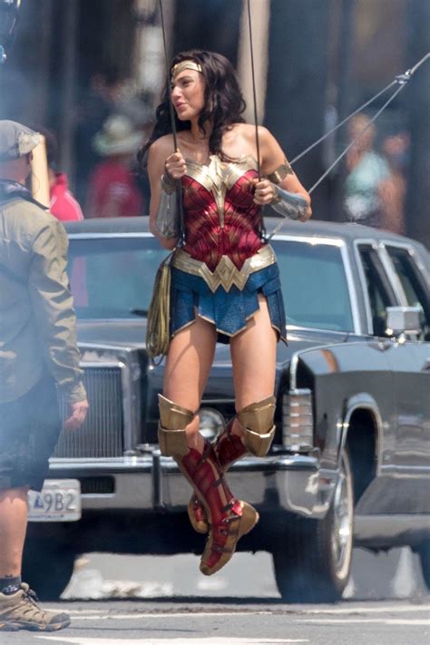 Gal Gadot Wonder Woman 1984 Set In Washington Dc 06182018 • Celebmafia