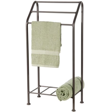 Small towel holder stand rack for bathroom hand towels standing. Wrought Iron Monticello Towel Rack by Stone County Ironworks