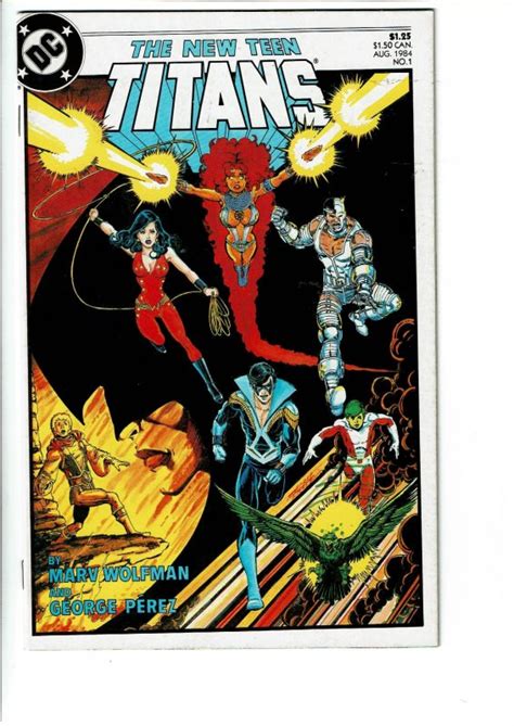 The New Teen Titans 1 1984 Vf Comic Books Copper Age Dc Comics