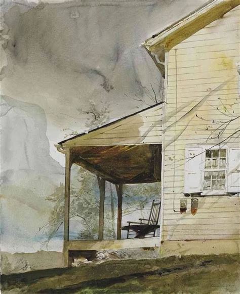 Andrew Wyeth 1917 — 2009 Usa Messersmiths Watercolor On Paper 24